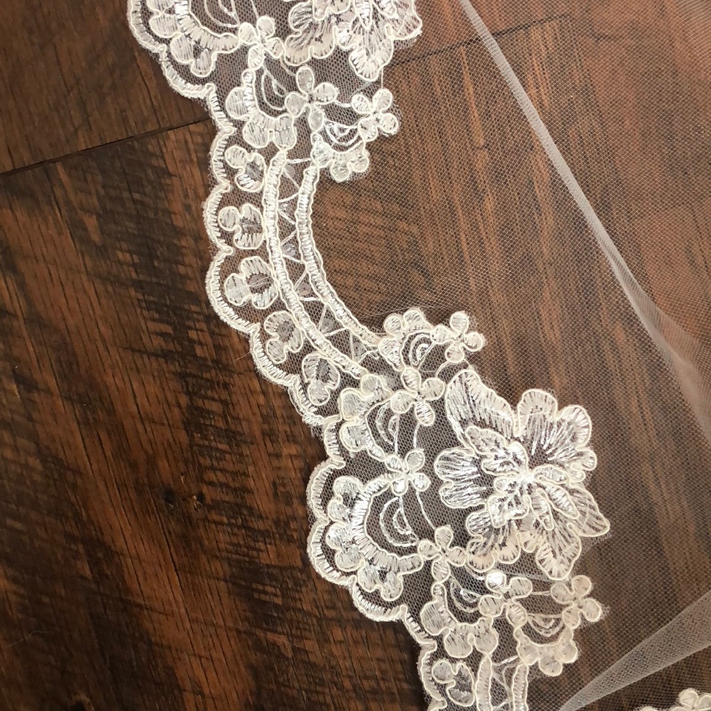 Lace Cathdral wedding veil
